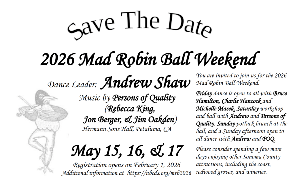 2026 Mad Robin Ball Weekend. May 15, 16 and 17 2025.